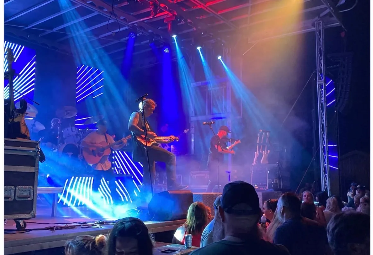IV PLAY performing live on stage
